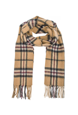 Patrick King Woollens Lambswool Tartan Scarf -