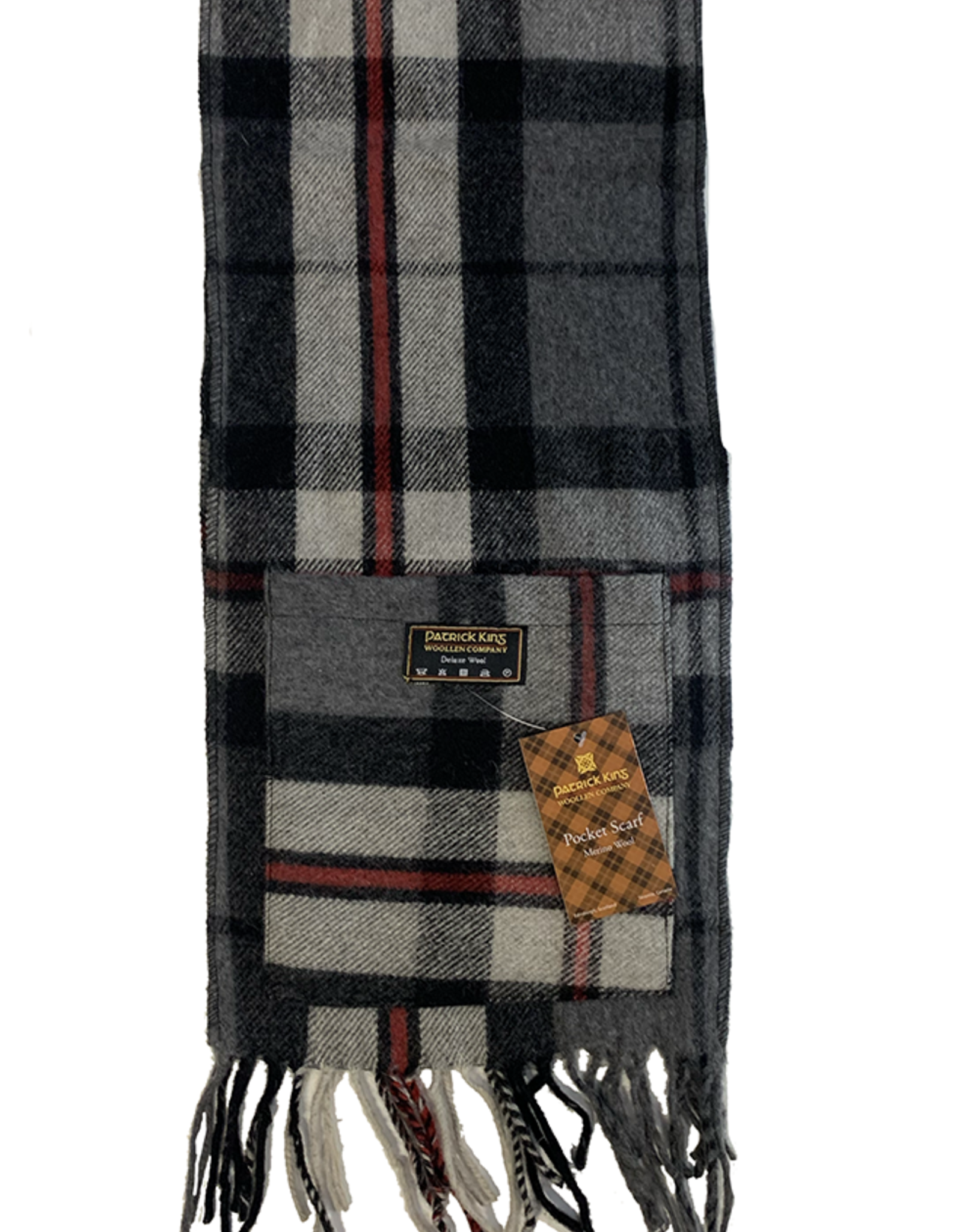 Merino Wool Pocket Scarf -