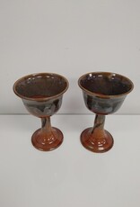 Pottery Goblets - set of 2