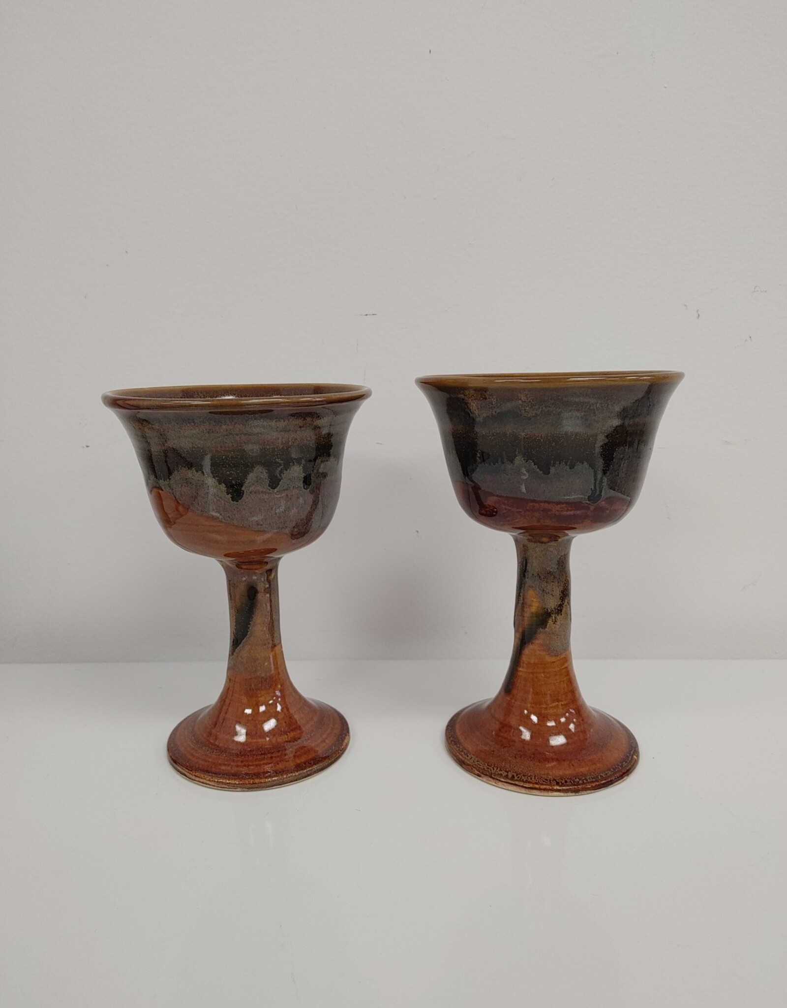Pottery Goblets - set of 2