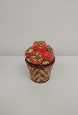 Vintage Strawberry Basket Salt & Pepper Shakers