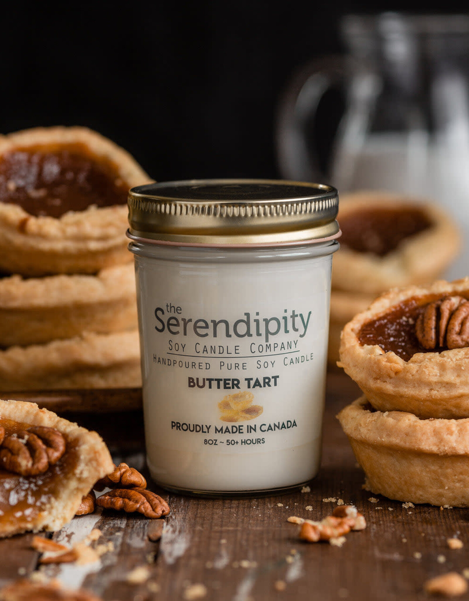 Serendipity Soy Candles 8oz Jar Candle - Butter Tart