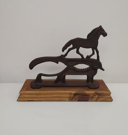 Vintage Cast Iron Horse Nutcracker