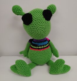 Crocheted Large Stuffie - Alien