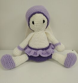 Crocheted Large Stuffie - Bunny w/tutu