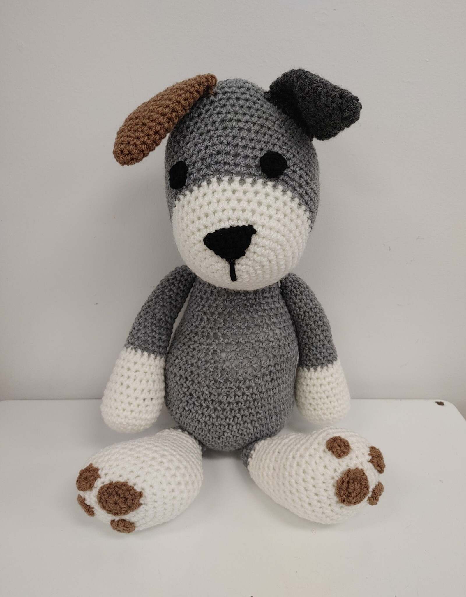Crocheted Large Stuffie - Charlie the Puppy