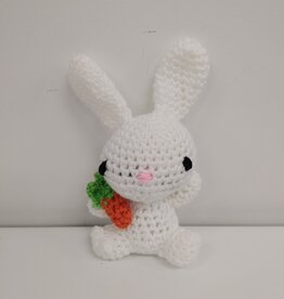 Crocheted XXSmall Stuffie - Bunny w/Carrot