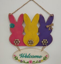 Bunny Welcome Sign