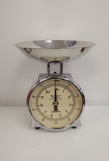 Vintage Salter 11lb Scale - stainless steel