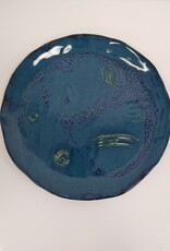 Teal Pottery Platter