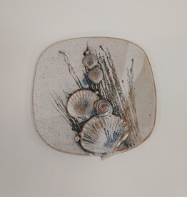 CW Meier Pottery Shells 7" Platter