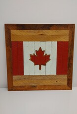 Reclaimed Wood Wall Art - Canada Flag