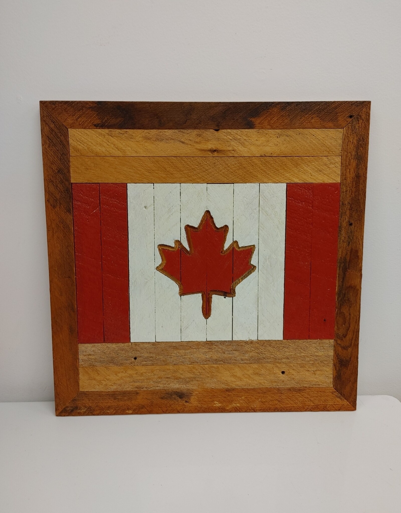 Reclaimed Wood Wall Art - Canada Flag