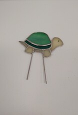 Stained Glass Turtle Plant Stake