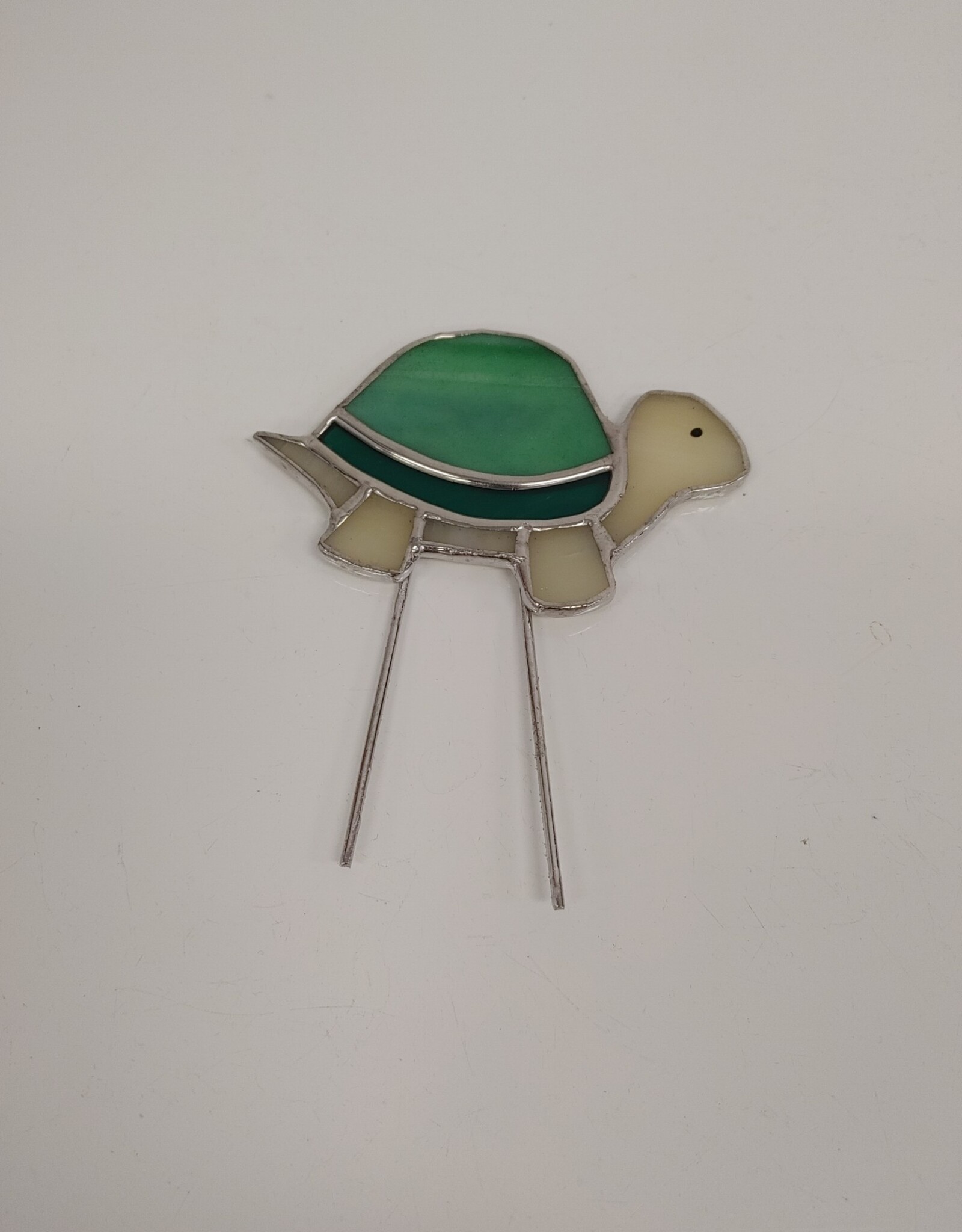Stained Glass Turtle Plant Stake