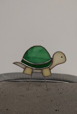 Stained Glass Turtle Plant Stake