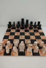 Marble & Onyx Mexican Chess & Set