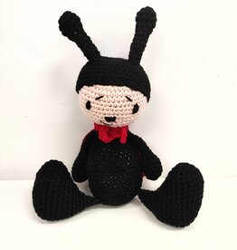 Crocheted Medium Stuffie - Ladybug Kid