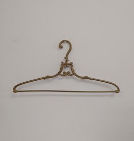 Vintage Ornate Brass Clothing Hanger