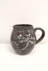 Clayworks & Candles Dragonfly Barrel Mug - D210