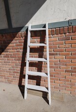 Vintage White Painted Ladder