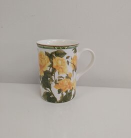 Royal Bone China Mug Collector's Series Yellow Roses - Thailand