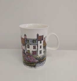 Dunoon Fine Bone China Mug,  Cottages - England