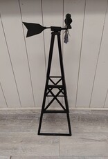 Ron White 32" Handmade Ornamental Windmill - black