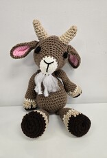 Crocheted Medium Stuffie -  Goat