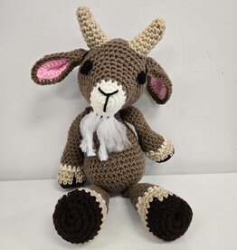 Crocheted Medium Stuffie -  Goat