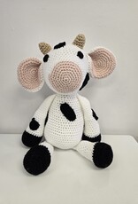 Crocheted Large Stuffie - Cow
