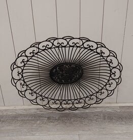 Wrought Iron Oval Decorative