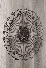 Wrought Iron Oval Decorative