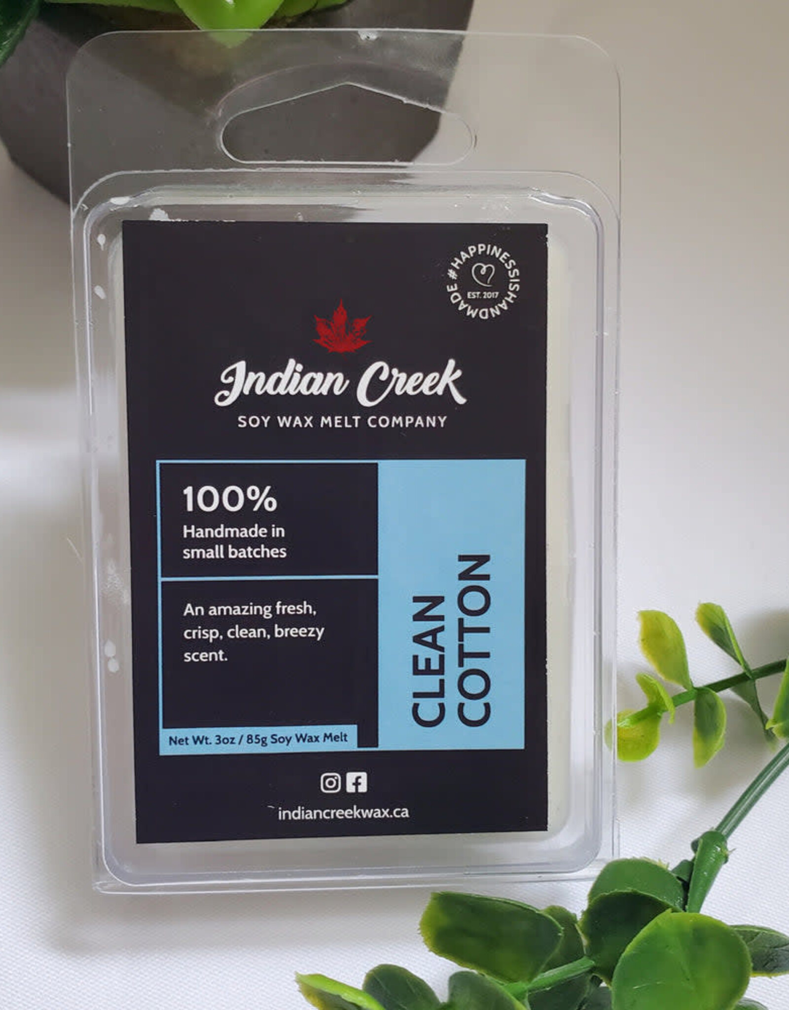 Indian Creek Wax Soy Wax Melts - Clean Cotton