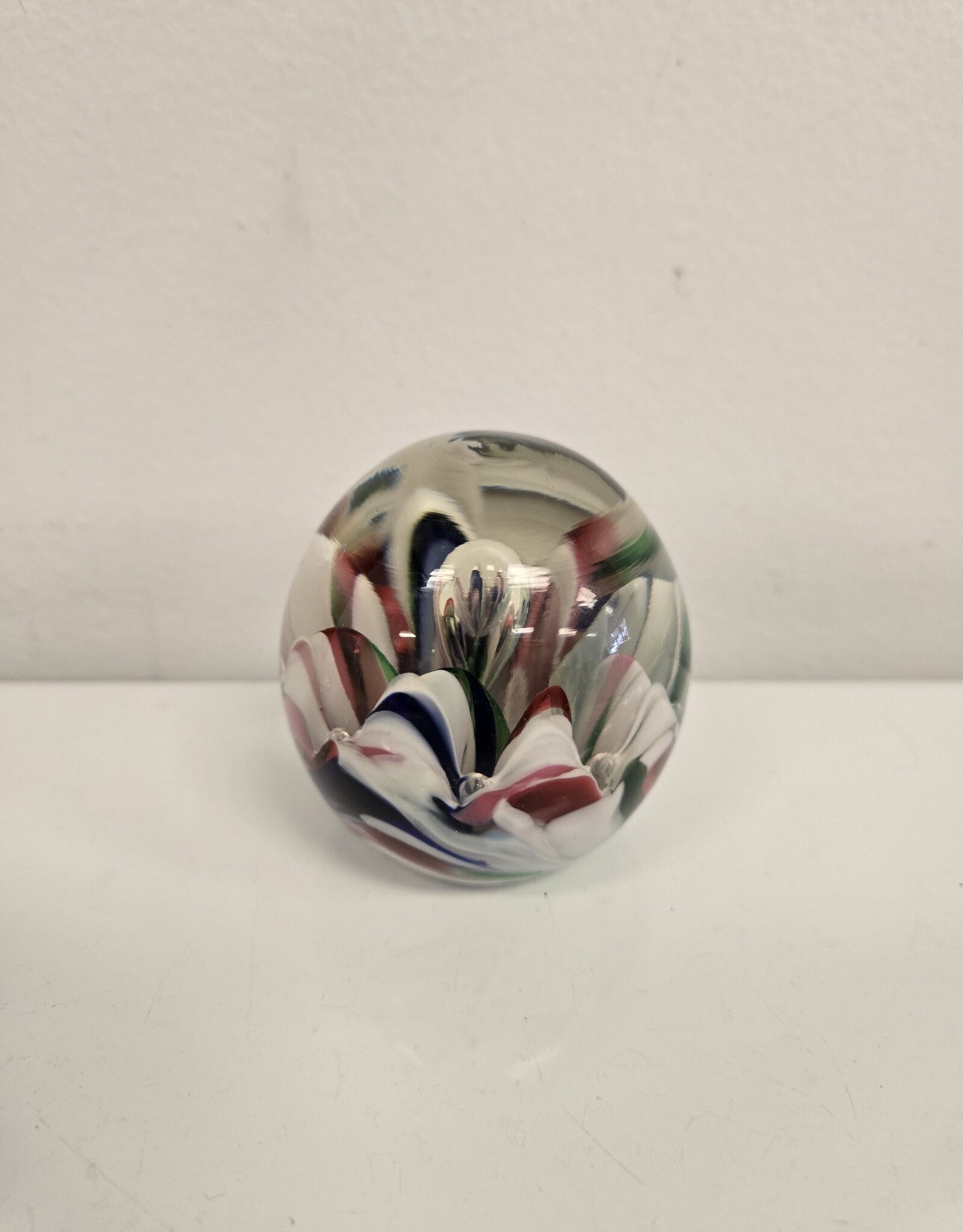 Art Glass Paperweight - 2.5" x 2.5"
