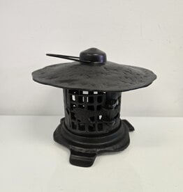 Vintage Cast Iron Hanging Pagoda Lantern