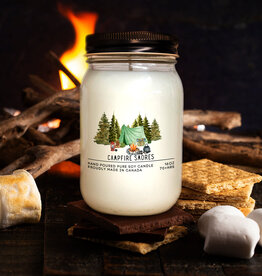 Serendipity Soy Candles 16oz Jar Candle - Campfire Smores