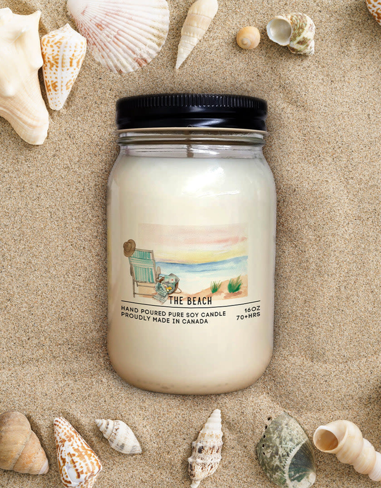 Serendipity Soy Candles 16oz Jar Candle - The Beach