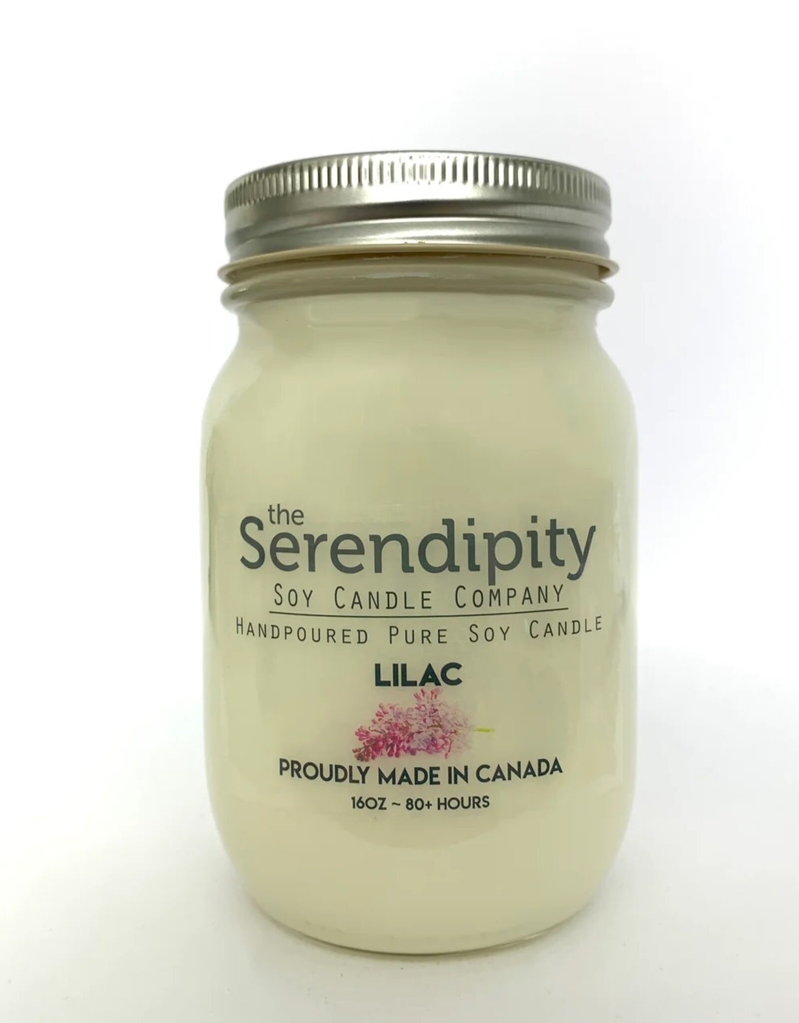 Serendipity Soy Candles 16oz Jar Candle - Lilac