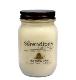 Serendipity Soy Candles 16oz Jar Candle - The Coffee Shop