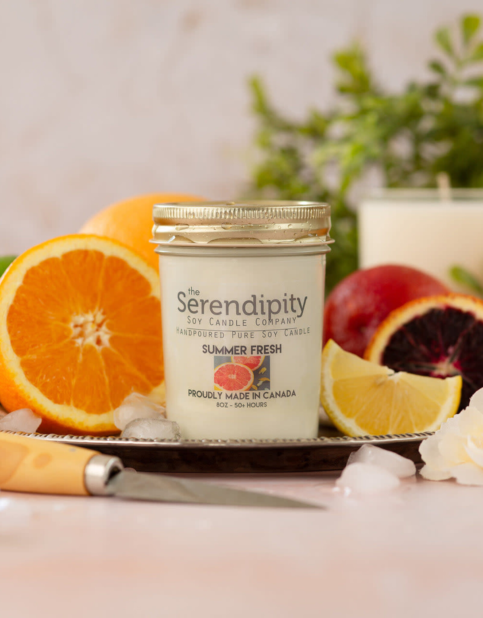 Serendipity Soy Candles 8oz Jar Candle - Summer Fresh