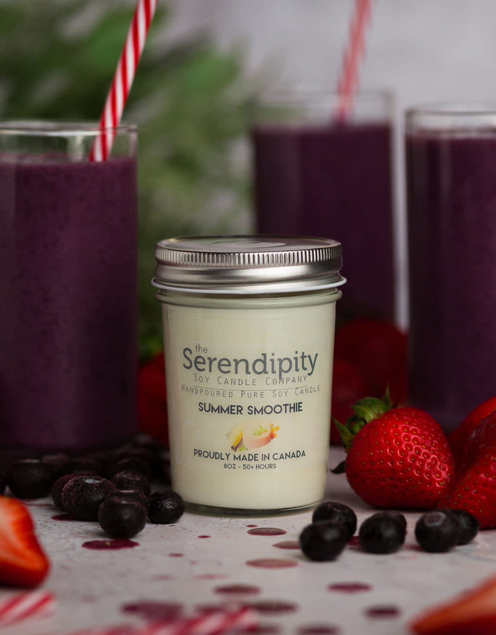 Serendipity Soy Candles 8oz Jar Candle - Summer Smoothie