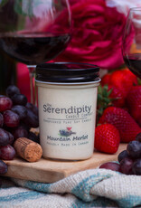 Serendipity Soy Candles 8oz Jar Candle - Mountain Merlot