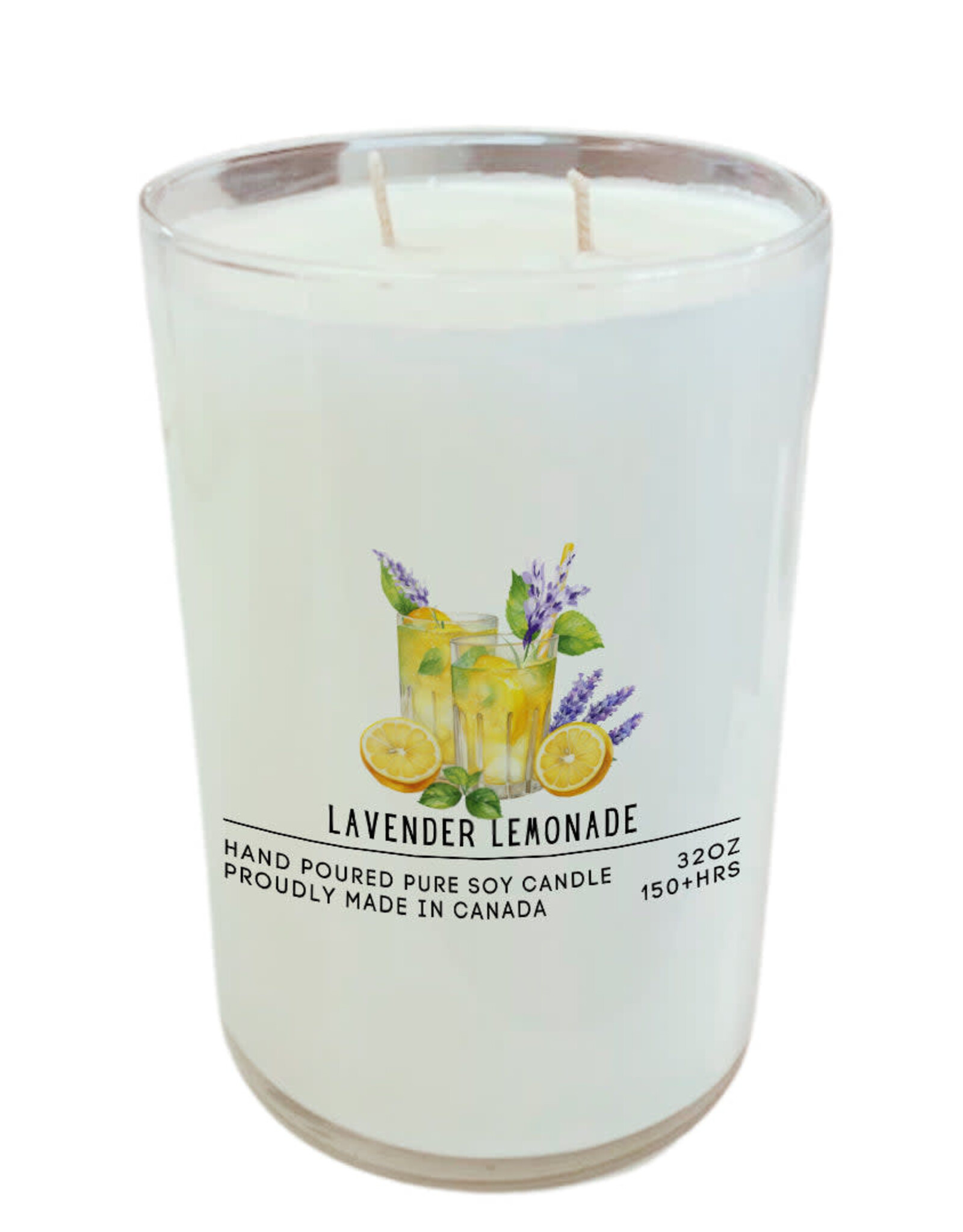 Serendipity Soy Candles 32oz 2 Wick Jar Candle - Lavender Lemonade