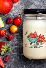 Serendipity Soy Candles 16oz Jar Candle - Watermelon Berry