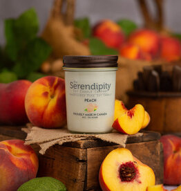 Serendipity Soy Candles 8oz Jar Candle - Peach
