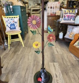 Vintage Laundry Plunger w/Flowers