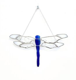 Stained Glass Dragonfly Suncatcher