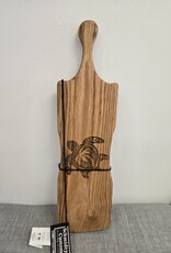 22" Red Oak Engraved Board - Turtle