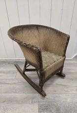 Antique Child's Wicker Rocker